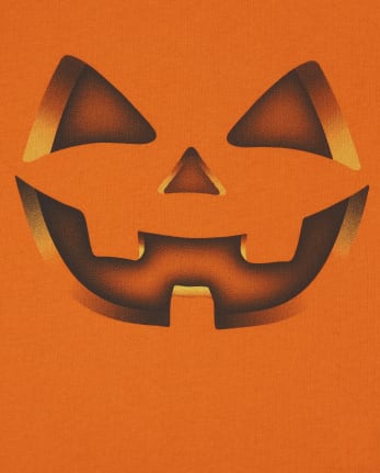 Camiseta con estampado de calabaza de Halloween para bebés y niños pequeños